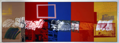 Robert Rauschenberg, New Year’s Wall (Urban Bourbon), 1989