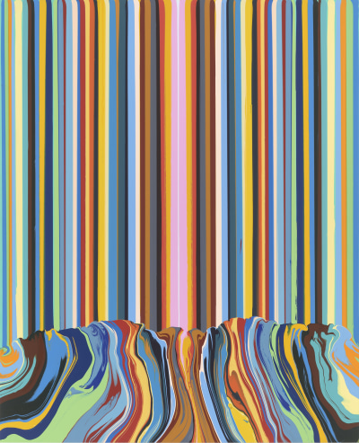 Ian Davenport, Trace, 2022