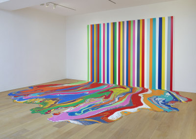 Ian Davenport, Lake No.1 (Tide), 2023