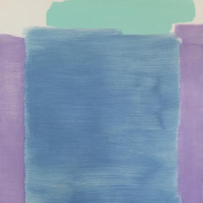 Carl Holty  Untitled #116, 1963  Signed lower left: Holty; signed, dated, and dedicated on stretcher verso  Oil on canvas  60 x 46 inches