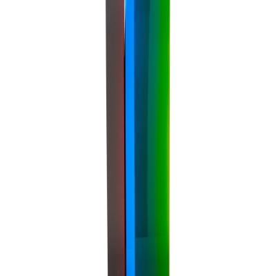 Vasa Velizar Mihich  Yugoslavian - American, born 1933Triangular Column #2324, 1984  Signed: #2324 Vasa 84 at base  Acrylic, cast and laminated  24 x 4 1/4 x 3 1/2 inches