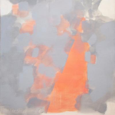 <span class="artist"><strong>Carl Holty</strong></span>, <span class="title"><em>Gray and Rose</em>, 1964</span>