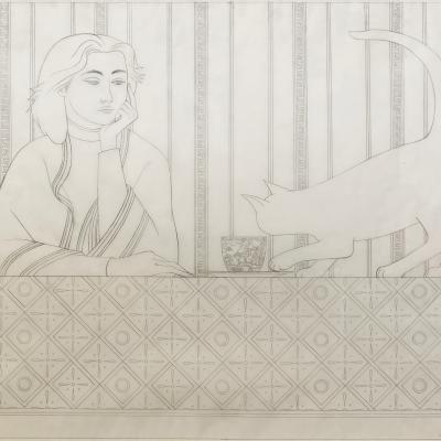 Study for Meditation and Minou