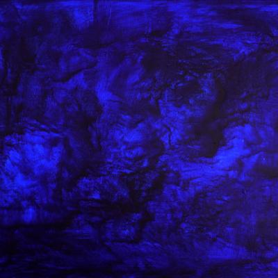 Archer Defterios  Greek-American born 2000From Ruins: Blue Composition 82, 2025  Acrylic on canvas  22 x 32 inches