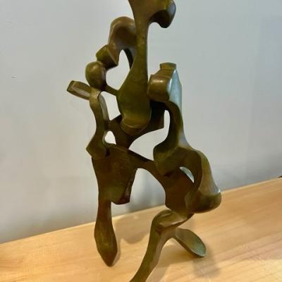 Bill Barrett  born 1934Untitled, 1991  Signed: Bill Barrett 91 on one element  Bronze  15 5/8 x 11 x 6 3/4 inches