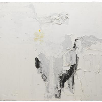 François Aubrun  Untitled #42, 1971  Signed verso  Oil on canvas  51 x 63 5/8 inches