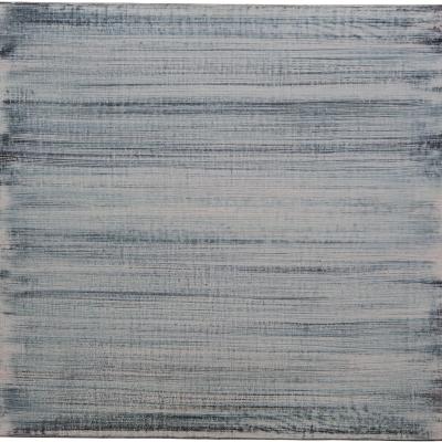 François Aubrun  Untitled #490, 1982  Signed verso  Oil on canvas  25 1/2 x 25 1/2 inches