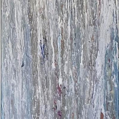 Larry Poons  Untitled, 1975  Signed: L Poons / 1975 (verso)  Acrylic on canvas  64 x 18 inches  Framed: 68 5/8 x 22 5/8 inches
