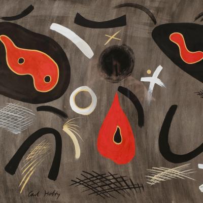 <span class="artist"><strong>Carl Holty</strong></span>, <span class="title"><em>Biomorphic Abstraction</em>, c. 1936</span>