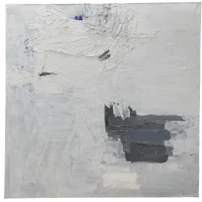 François Aubrun  Untitled #24, 1969  Signed verso  Oil on canvas  63 3/8 x 63 3/8 inches