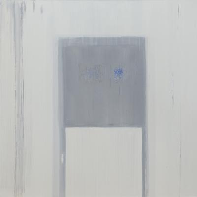 François Aubrun  Untitled #550, 1990  Signed verso  Oil on canvas  30 x 30 inches
