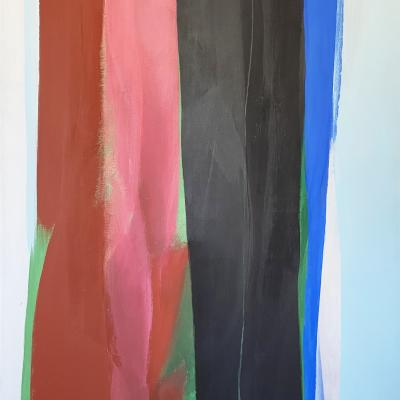 Cleve Gray  Kauai #2, 1970  Signed: Gray - 70 lower right  Acrylic on duck  69 x 48 inches Framed: 71 5/8 x 50 3/8 inches