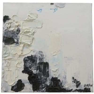 François Aubrun  Untitled #831, 1966  Signed verso  Oil on canvas  30 x 30 inches