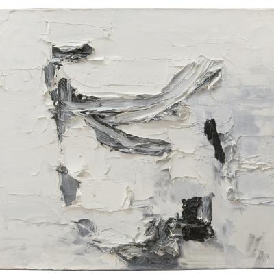 François Aubrun  Untitled #327, 1969  Signed verso  Oil on canvas  23 5/8 x 28 3/4 inches