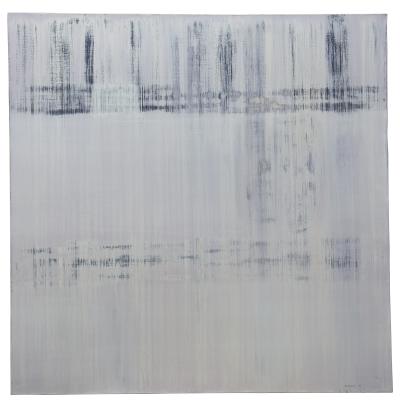 François Aubrun  Paysage Endormi, 1983  Signed verso  Oil on canvas  51 x 51 inches