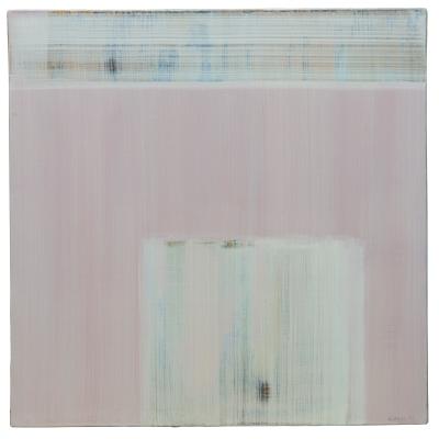 François Aubrun  Untitled #466, 1987  Signed and dated lower right  Oil on canvas  23 5/8 x 23 5/8 inches