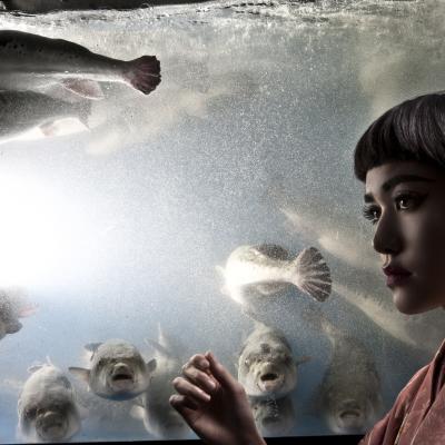 Formento & Formento  Kasumi XIV  Signed, numbered, and labeled verso by the artists  Archival Pigment Print  Medium: 30 x 45 inches (Edition of 12 + 2 AP) Large: 40 x 60 inches (Edition of 7 + 2 AP)  Printed on Harman paper Framed under UV Plexiglas in a black wooden frame Inquire for edition and pricing