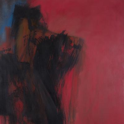Cleve Gray  Dark Entry, 1963  Signed & dated  Acrylic on canvas  50 x 40 inches