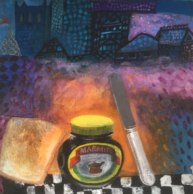 Gertie Young RWS, Early Breakfast with Marmite