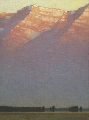 David Grossmann, First Morning Light Above the Valley