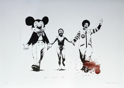 Banksy, Napalm (Can't Beat the Feeling) Serpentine Edition, 2006