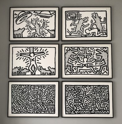 Keith Haring, Untitled (1-6 Complete Suite), 1982