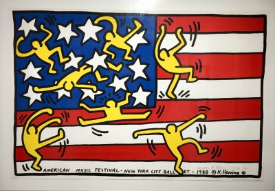 Keith Haring, American Music Festival (NYC Ballet), 1989