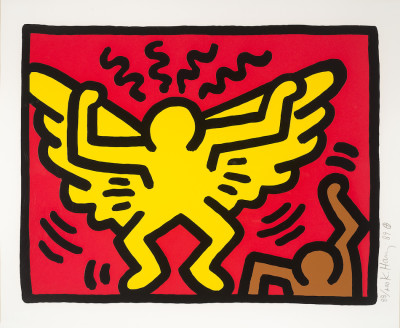 Keith Haring, Untitled (From Pop Shop IV), 1989