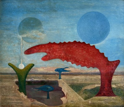 John Selby Bigge (1892-1973)Surreal Landscape, 1932
