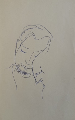 Edward Wolfe, Self Portrait, c. 1950