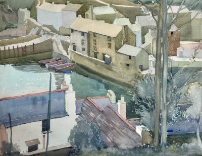 Frederick Roberts Johnson (1900-1986)Polperro, c. 1925