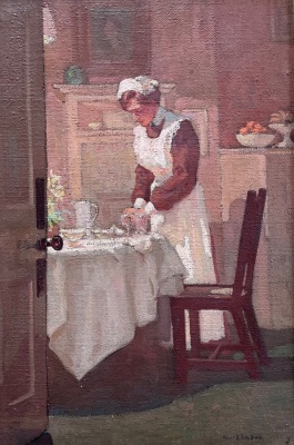 Brake Baldwin (1885-1915)Setting the Evening Table, c. 1912