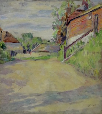 Duncan Grant (1885-1978)Firle Village, East Sussex, c. 1960s