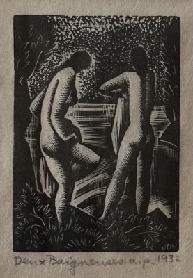 John Buckland Wright (1897-1954)Deux baigneuses, 1932