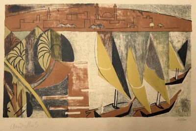 André Lhote (1885-1972)The Port of Istanbul, 1957