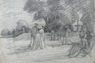 Roger Fry (1866-1934)Croquet, c. 1900