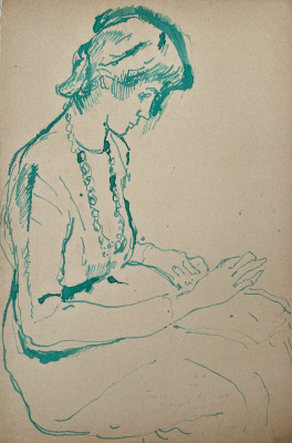 Roger Fry (1866-1934)Vanessa Bell, c. 1913