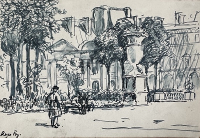 Roger Fry (1866-1934)Tuileries Garden, Paris, c. 1920s