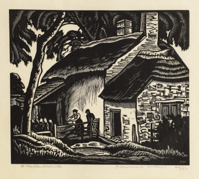 Ethelbert White, The Ploughman's Cottage, 1924