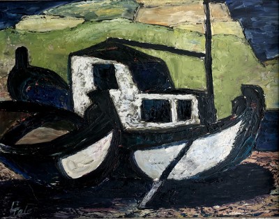 Helen Hale (b. 1936)Greek Boats, 1958