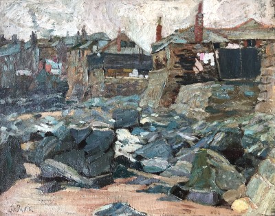John Anthony Park (1880-1962)Washing Day, St. Ives From Bamaluz Point