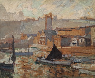 John Anthony Park (1880-1962)St. Ives Harbour, c. 1908