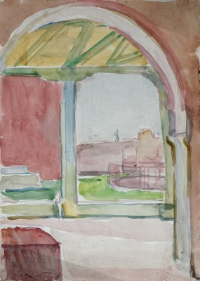 Roger Fry (1866-1934)Italian Courtyard, 1913