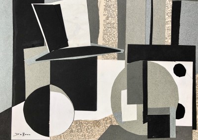 Jacques André Duffour (1926-2016)Surrealist Collage, c. 1950