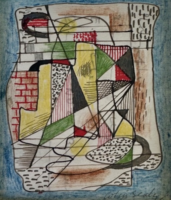 Colin Sealy (1891-1964)Surrealist Composition, c. 1940s