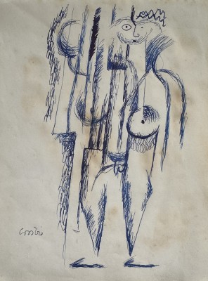 William Crosbie (1915-1999)Cubist Nude, 1938