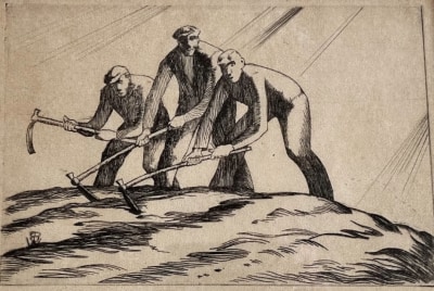 Ethelbert White (1891-1972)Men Digging, c. 1915