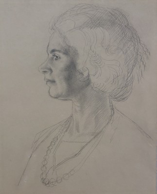 Francis Ernest Jackson (1872-1945)Portrait of Dorothy Hutton, 1919
