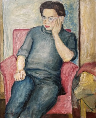 Alan Lowndes (1921-1978)Portrait of Cedric Gibbons, 1954