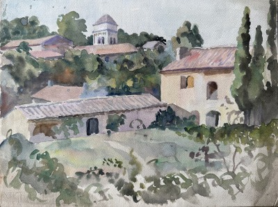 Roger Fry (1866-1934)Farmhouse, South of France, c. 1926